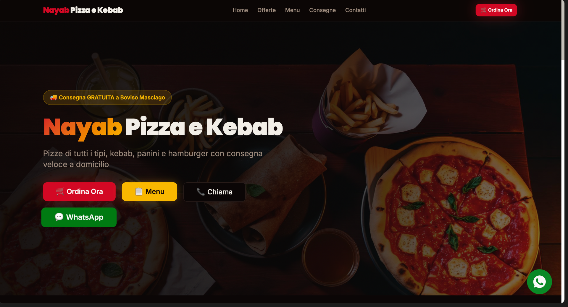 Anteprima del sito Nayab Pizza e Kebab
